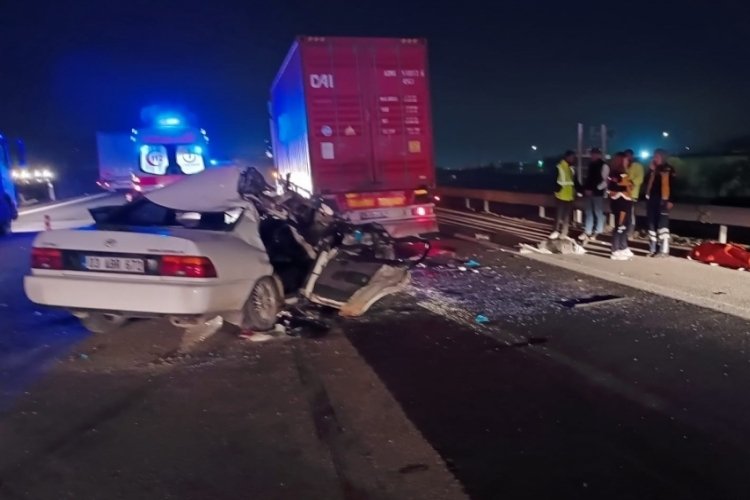 TAG otoyolunda korkun&ccedil; kaza: 2 &ouml;l&uuml;, 5 yaralı