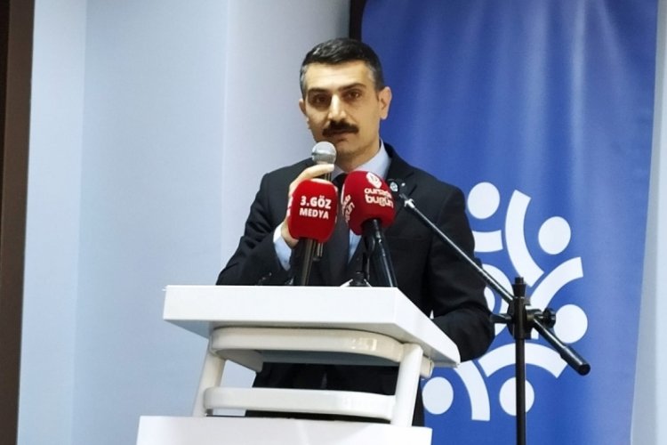 Memleket Partisi Bursa İl Başkanı Mesut Şahin basın açıklaması düzenledi