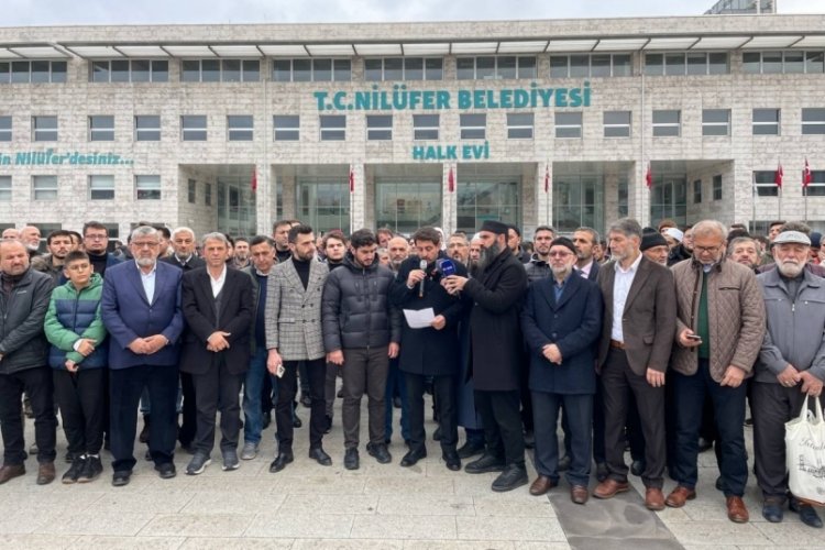 Bursa'da STK'lardan Nil&uuml;fer Belediyesine tepki!