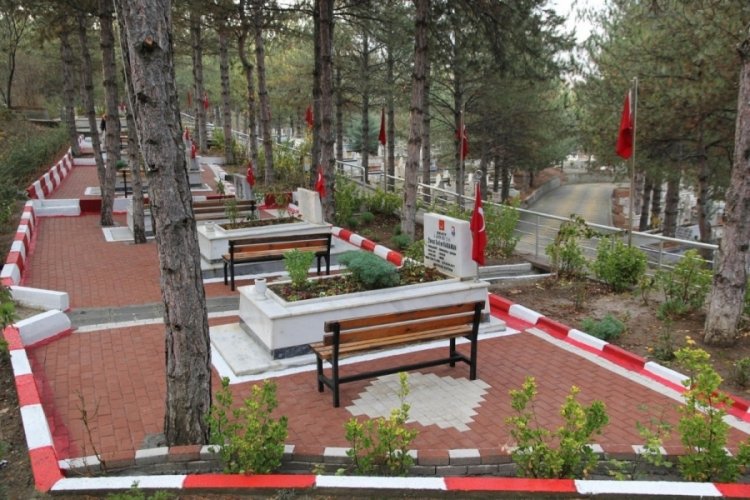 &Ccedil;orum'da şehitlikte &ccedil;alışmalar tamamlandı
