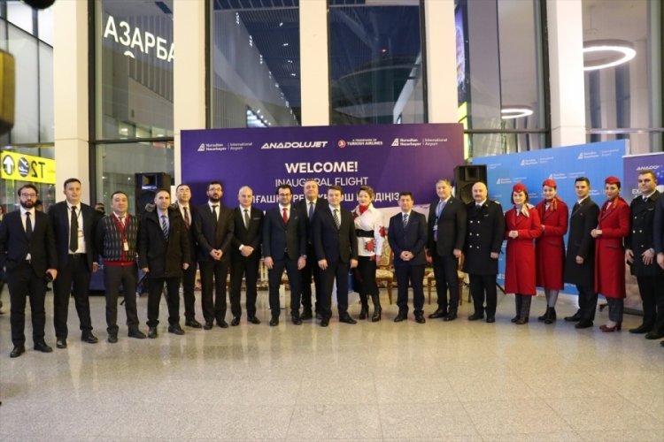 T&uuml;rkiye ile Kazakistan başkentleri arasında ilk doğrudan u&ccedil;uş yapıldı