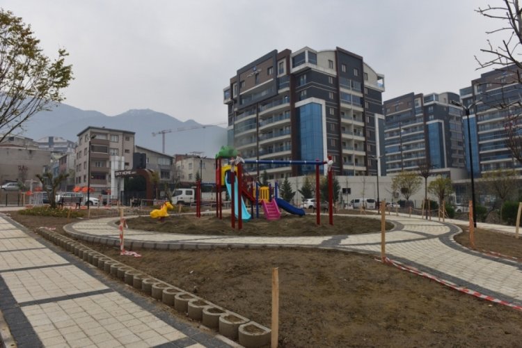 Bursa Yıldırım'da yeşil d&ouml;n&uuml;ş&uuml;m