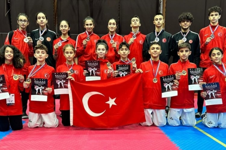 B&uuml;y&uuml;kşehirli sporcular Arnavutluk'tan madalya ile d&ouml;nd&uuml;