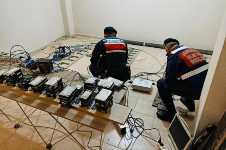 Aydında kripto para &uuml;reten ş&uuml;pheli yakalandı