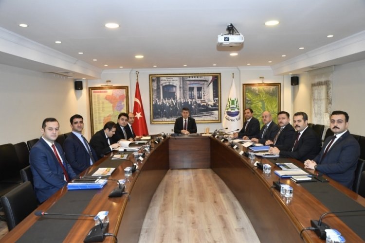 Edirne Valisi Kırbıyık başkanlığında kaymakamlarla değerlendirme toplantısı yapıldı