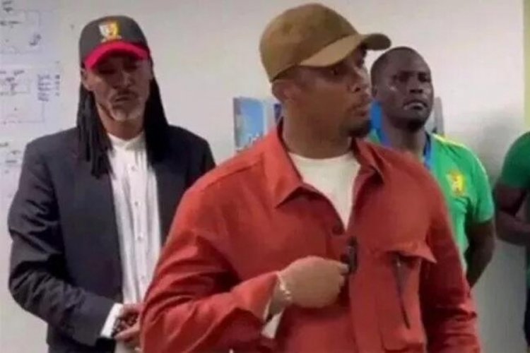 Samuel Eto'o &ccedil;ılgına d&ouml;nd&uuml;! D&uuml;nya Kupası'nda skandal olay