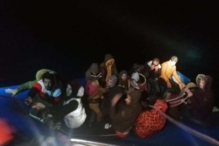 Muğla'da Dat&ccedil;a'da 34 g&ouml;&ccedil;men kurtarıldı
