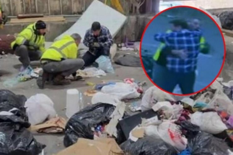 Yanlışlıkla attığı elmas y&uuml;z&uuml;kleri 20 ton &ccedil;&ouml;p&uuml;n arasında buldu!