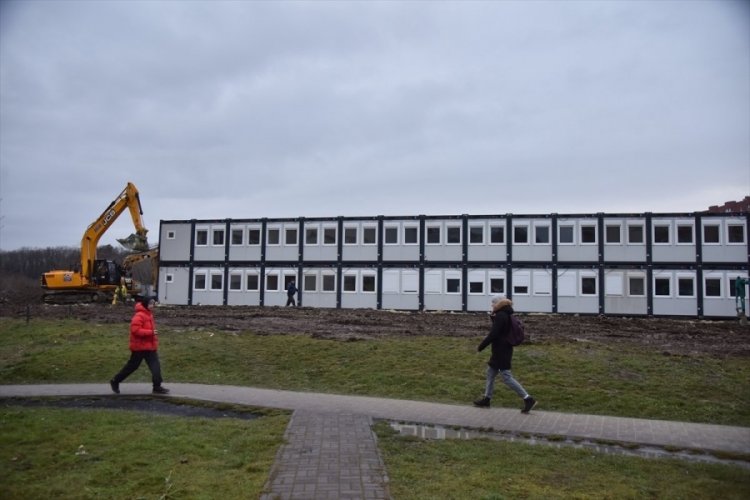 Ukrayna m&uuml;lteci yerleşkesi inşa ediyor