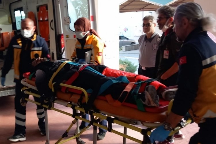 Bursa'da zeytinlikte &ccedil;ıkan kavgada bir kişi yaralandı