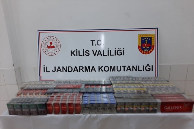 Kilis'te ka&ccedil;ak sigara operasyonu