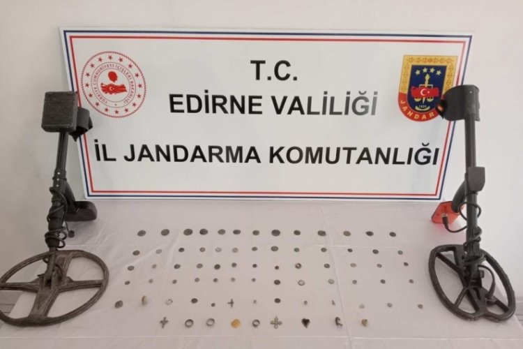 Edirne'de tarihi eser ka&ccedil;ak&ccedil;ılığı operasyonu! 1 kişi g&ouml;zaltına alındı