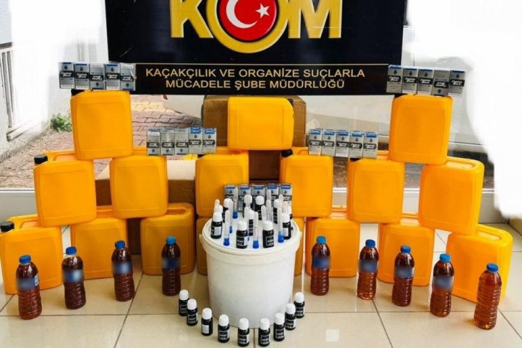 Adıyaman'da sahte i&ccedil;ki operasyonu