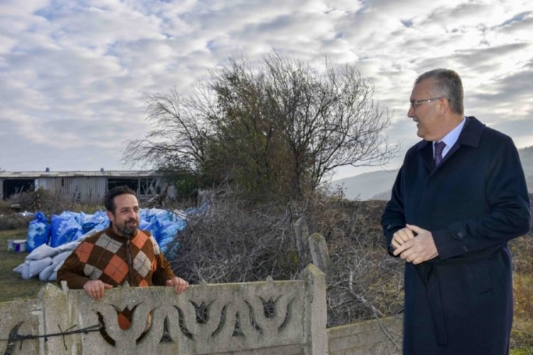 Bursa Karacabey'de parke taşları mahalleri g&uuml;zelleştiriyor