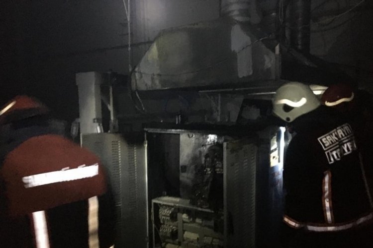 Sakarya'da halı fabrikasında korkutan yangın