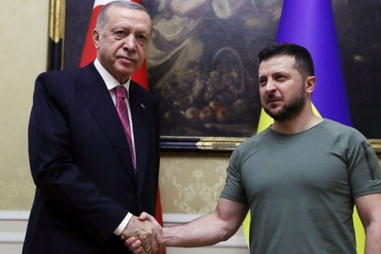Erdoğan,  Zelenski ile g&ouml;r&uuml;şt&uuml;
