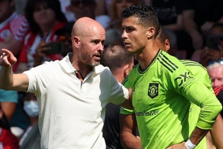 Manchester United Teknik Direkt&ouml;r&uuml; Hag: Ronaldo ge&ccedil;mişte kaldı ve biz geleceğe bakıyoruz
