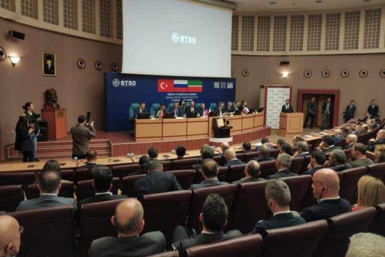 BTSO'dan T&uuml;rkiye -Tataristan İş Forumu'na ev sahipliği