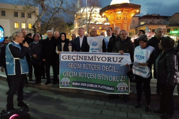 KESK Bursa: Se&ccedil;im b&uuml;t&ccedil;esi değil, ge&ccedil;im b&uuml;t&ccedil;esi