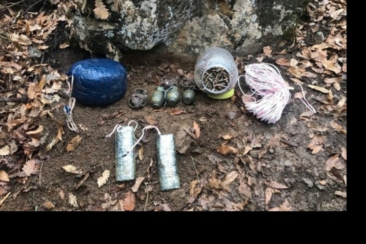 Hakkari Şemdinli'de EYP ve m&uuml;himmat ele ge&ccedil;irildi
