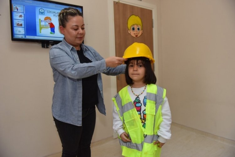 Bursa'da Yıldırımlı miniklere hijyen ve g&uuml;venlik eğitimi