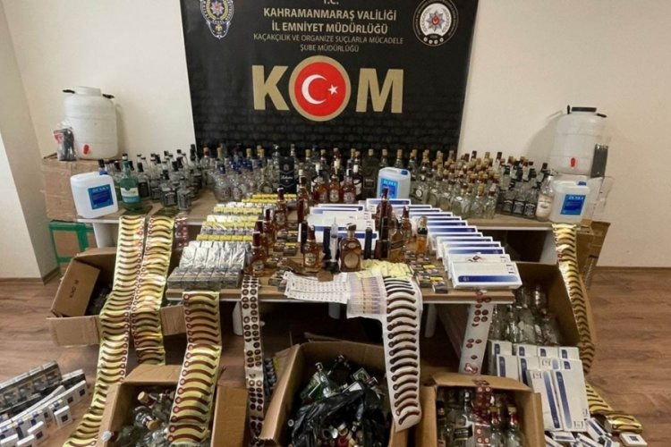 Kahramanmaraş'ta ka&ccedil;ak&ccedil;ılık operasyonu: 2 g&ouml;zaltı