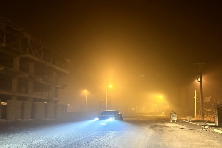 Iğdır'da yoğun sis hayatı fel&ccedil; etti