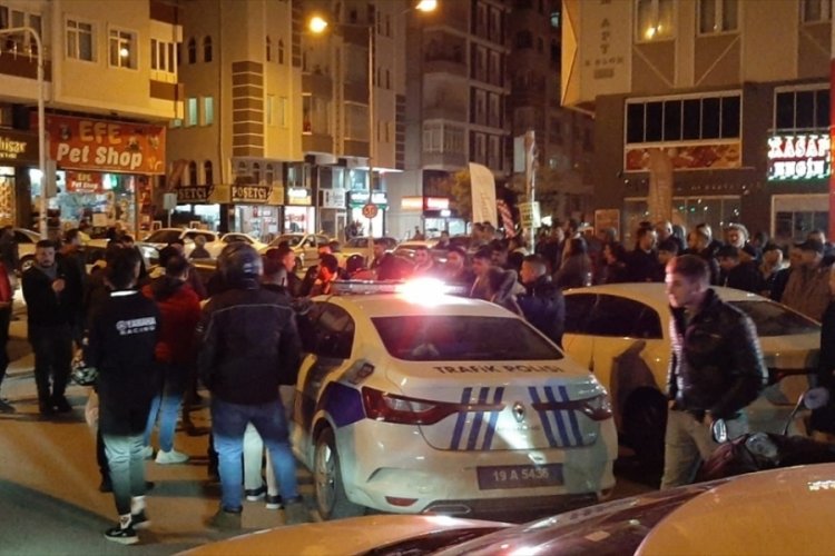 &Ccedil;orum'da kaza! 2 kişi yaralandı
