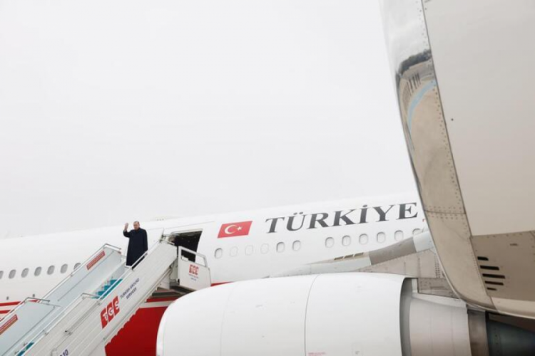 Cumhurbaşkanı Erdoğan, D&uuml;nya Kupası finali i&ccedil;in Katar'a gitti