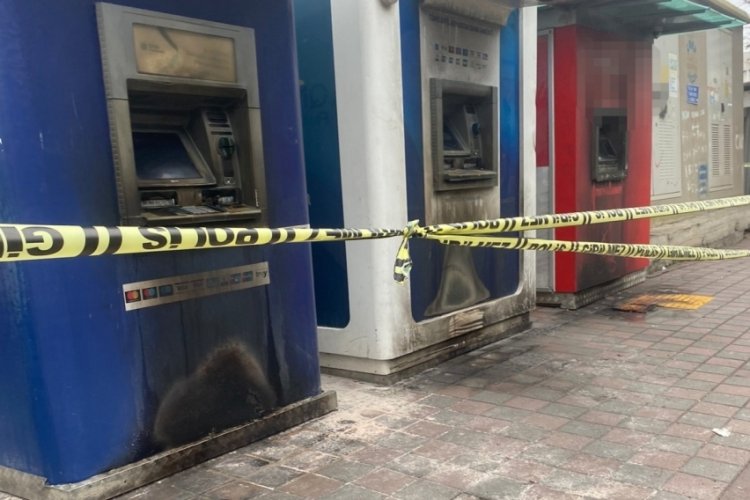 Siirt'te ATM'lere saldırı: 5 ATM yandı