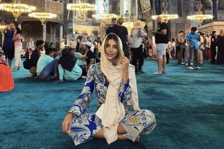 Peres'in sevgilisi: Ayasofya'da bebek duası ettim