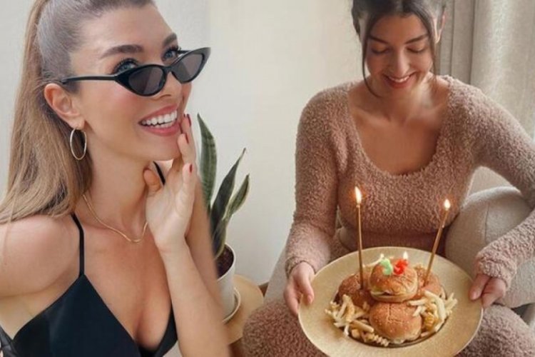 Aslıhan G&uuml;ner doğum g&uuml;n&uuml;n&uuml; kutlamaya doyamadı