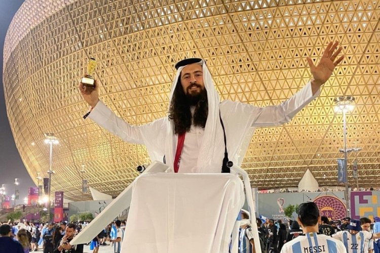 Hırvat taraftar Katar'da taharet musluğuyla tanıştı