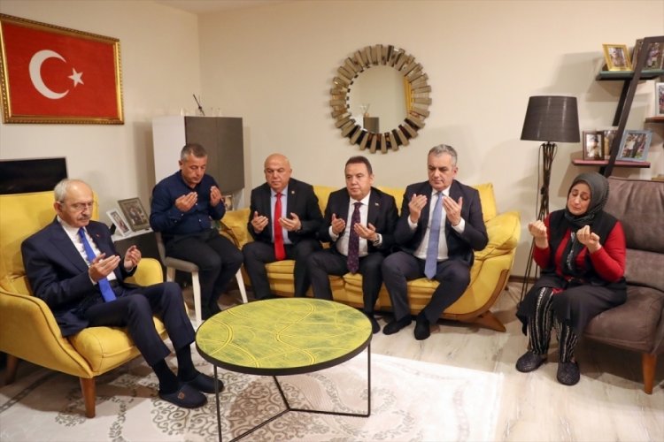 CHP Genel Başkanı Kılı&ccedil;daroğlu, şehit ailesini ziyaret etti