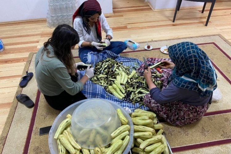 Bursa Yiğitali K&ouml;y Yaşam Merkezi'nde eğitim ve &uuml;retim bir arada