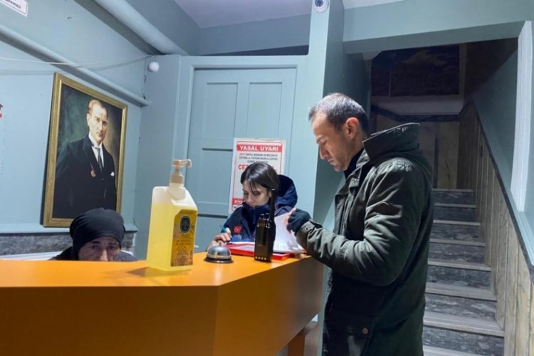 Bursa'da apart dairelere y&ouml;nelik denetim