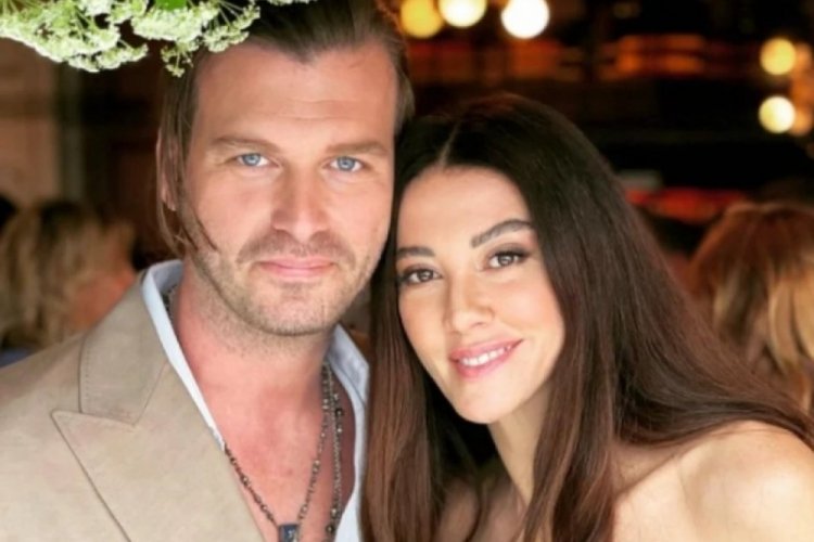 Kıvan&ccedil; Tatlıtuğ oğluyla gezmelerde