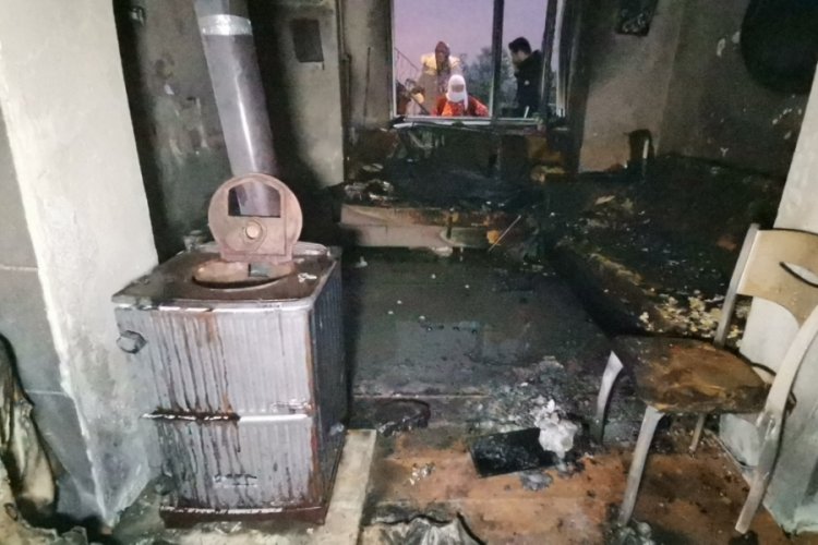 Ordu'da sobaya d&ouml;k&uuml;len benzin yangına neden oldu