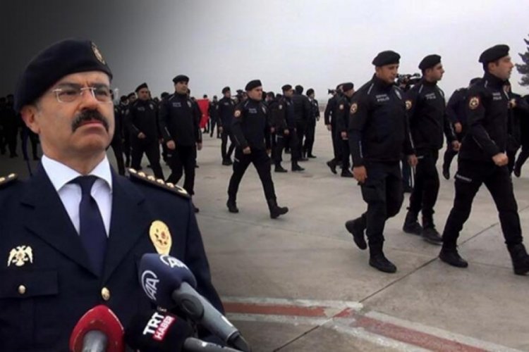 D&uuml;nya Kupası'ndan d&ouml;nen T&uuml;rk Polisi t&ouml;renle karşılandı