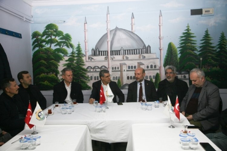 Saadet Partisinden Bursa Keşanlılar Derneğini ziyaret
