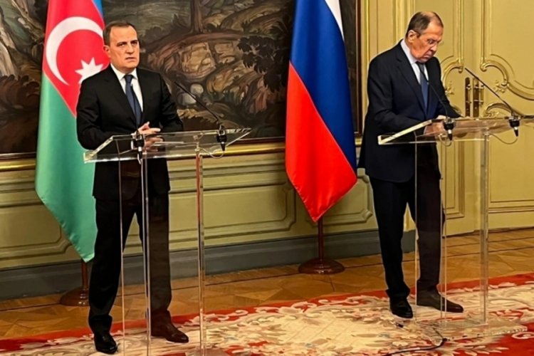 Bayramov ve Lavrov g&ouml;r&uuml;şt&uuml;, Lavrov Ermenistan'ı eleştirdi