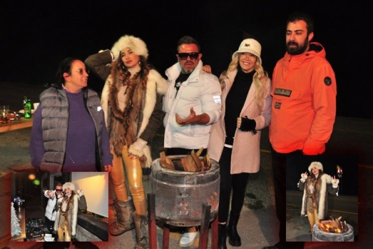 Uludağ'da kar yok party var