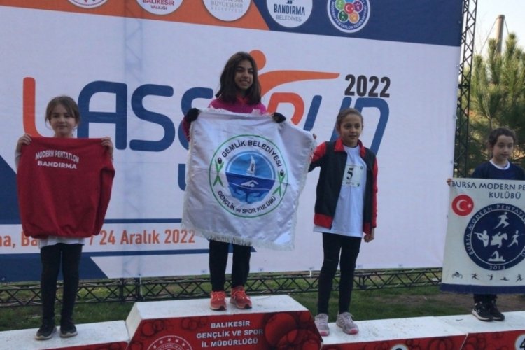 Bursa Gemlik Belediyespor'dan pentatlonda başarı