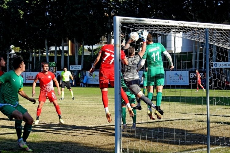 &Ccedil;eşme Belediyespor, ligin ilk devresini 5-1 galibiyetle kapattı