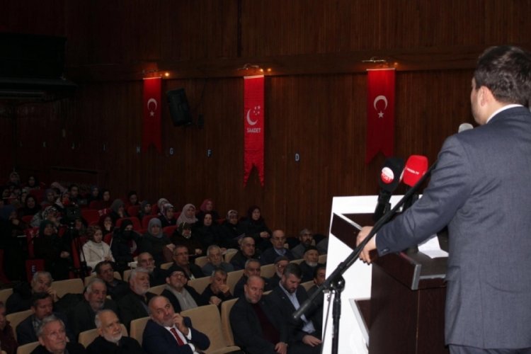 Saadet Partili Bitmez: T&uuml;rkiye'nin Saadet Partisi'nin iktidarına ihtiyacı var