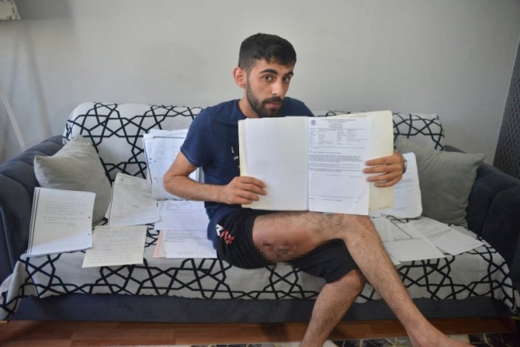 Adana'da bir gencin yarası 12 yıldır ge&ccedil;miyor