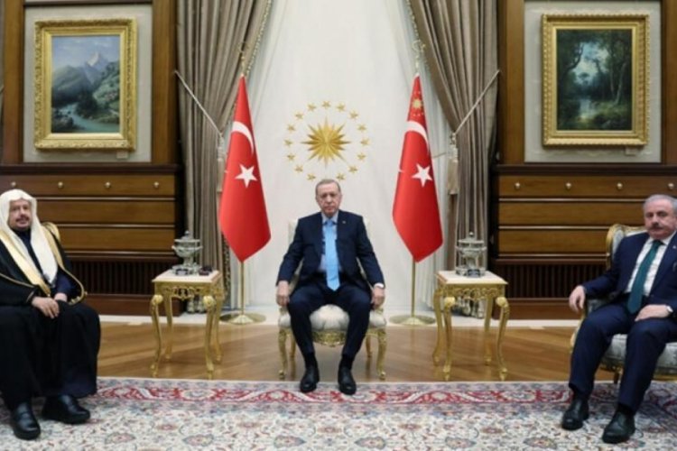 Cumhurbaşkanı Erdoğan, Al-Sheikh'i ağırladı