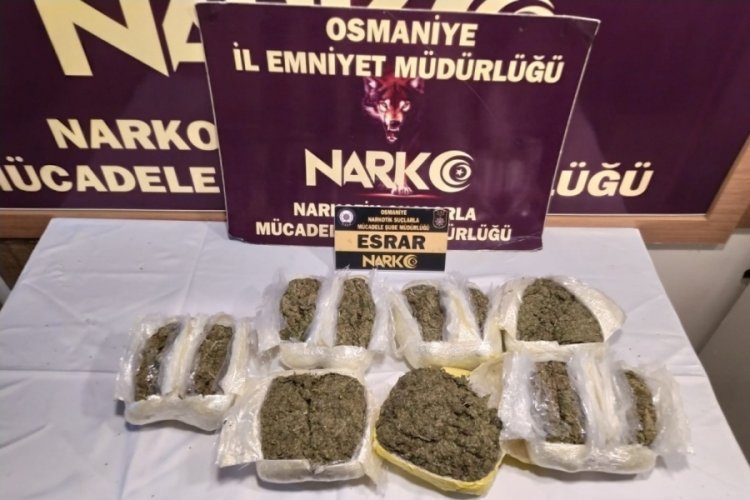 Osmaniye'de narkotik operasyonlarına 4 tutuklama
