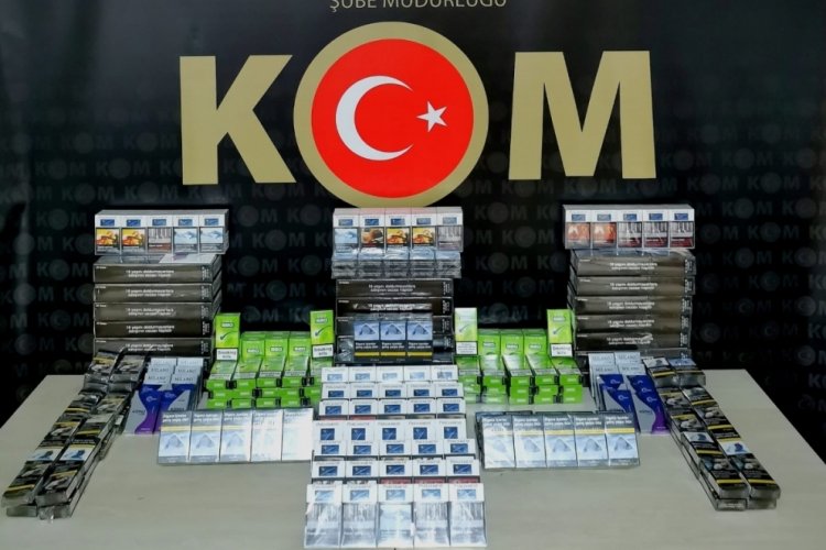 Bilecik'te 480 paket sahte sigara ele ge&ccedil;irildi
