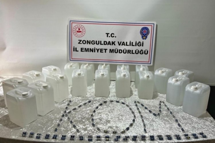 Zonguldak Ereğli'de ka&ccedil;ak i&ccedil;ki operasyonu